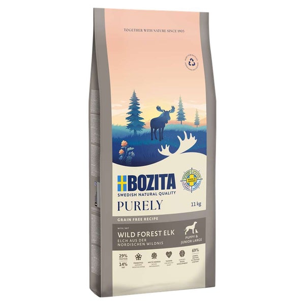 Bozita Dog Purely Puppy & Junior Large Elch 11 kg