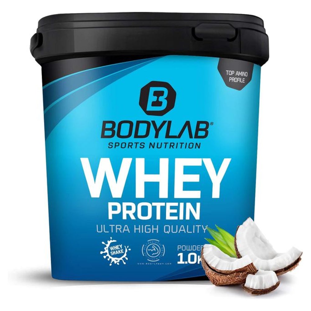 Bodylab24 Whey Protein Pulver, Kokosnuss 1000 g