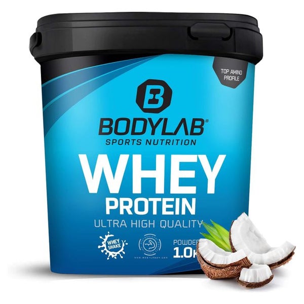 Bodylab24 Whey Protein Pulver, Kokosnuss 1000 g