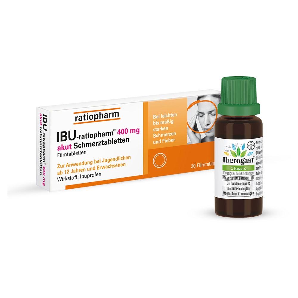 IBU ratiopharm 400 + Iberogast Classic 1 Set