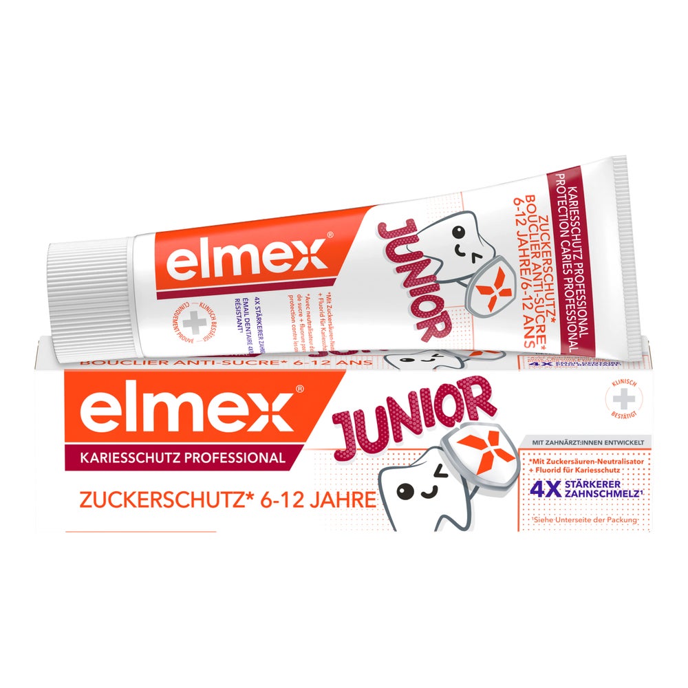 elmex Kariesschutz Professional Junior Zahnpasta 6-12 Jahre 75 ml