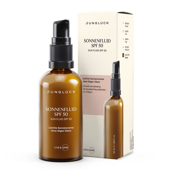 JUNGLÜCK Sonnenfluid SPF 50