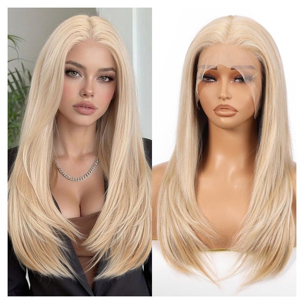 Perücke Lacefront 13x6 Glueless HDLace 22 Zoll Damen Highlig 1 St