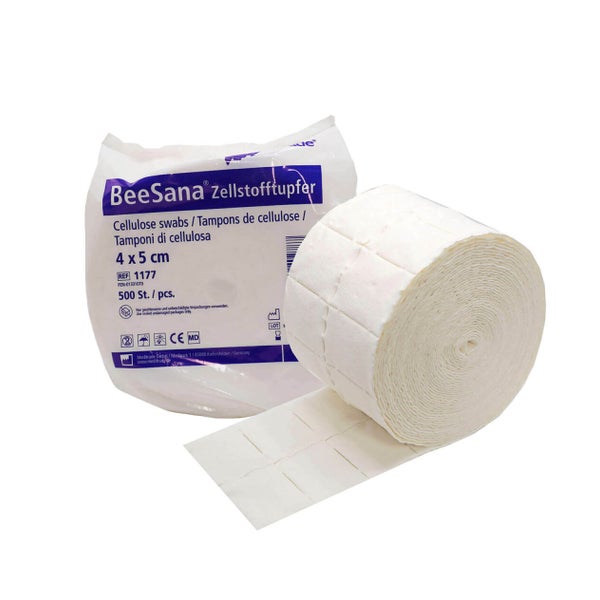 Meditrade BeeSana Zellstofftupfer keimreduziert 4 x 5 cm 1 P