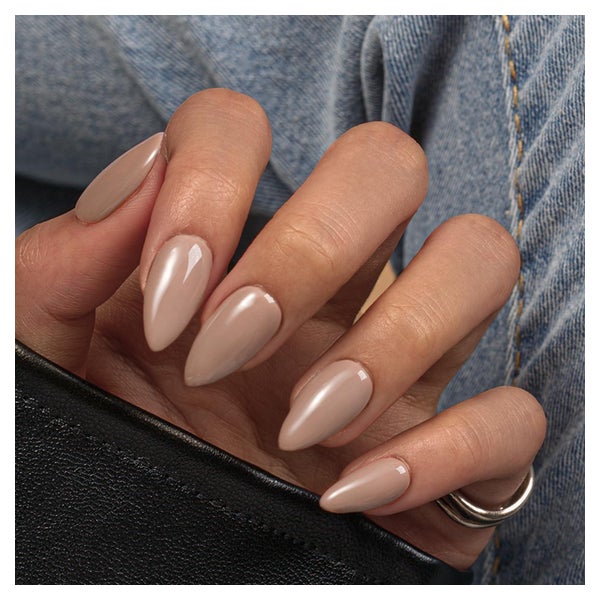 Künstliche Nägel Press on Soft Gel Almond Glänzend Set 24er 1 St