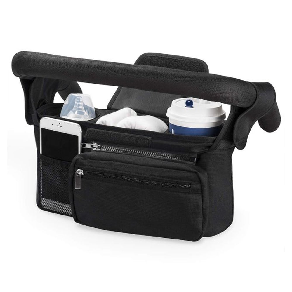 MOMCOZY Kinderwagen Organizer Universal mit Isolierten Getränkehalter Becherhalter 1 St