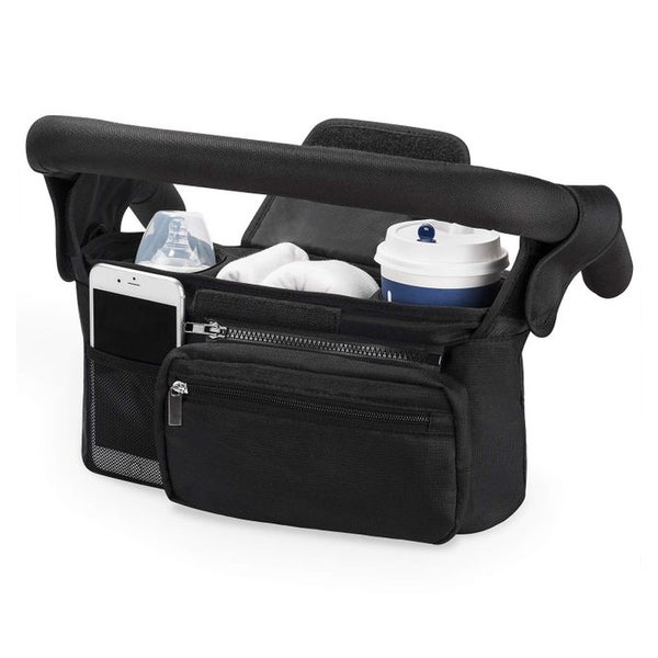 MOMCOZY Kinderwagen Organizer Universal mit Isolierten Getränkehalter Becherhalter 1 St