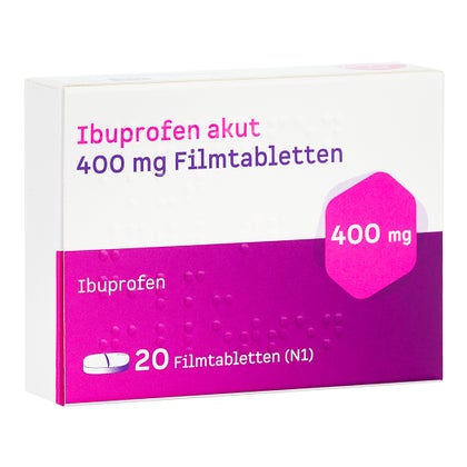 ALIUD PHARMA Ibuprofen AL Akut 400 Mg 20 Filmtabletten