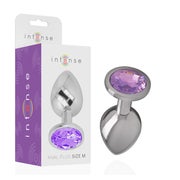 Intense - Analplug aus Metall mit Kristall