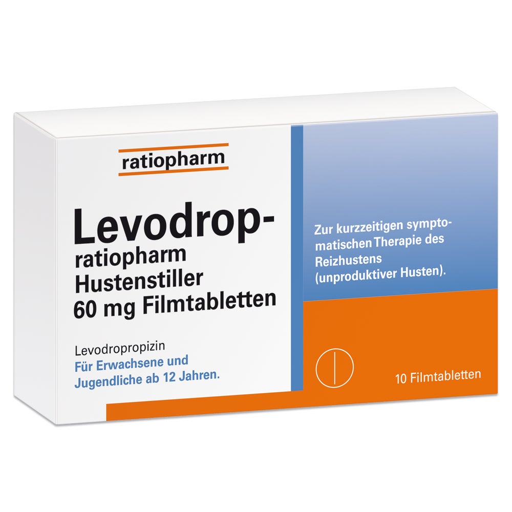 Levodrop-ratiopharm Hustenstiller 60 mg 10 St