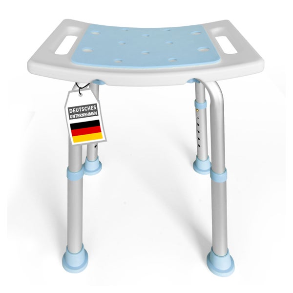KARAT Duschhocker Nora verstellbar rutschfest bis 136 kg 1 St