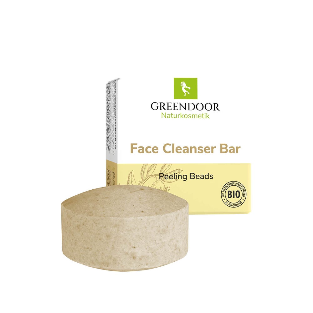 GREENDOOR Face Cleanser Bar Peeling Beads 57 g