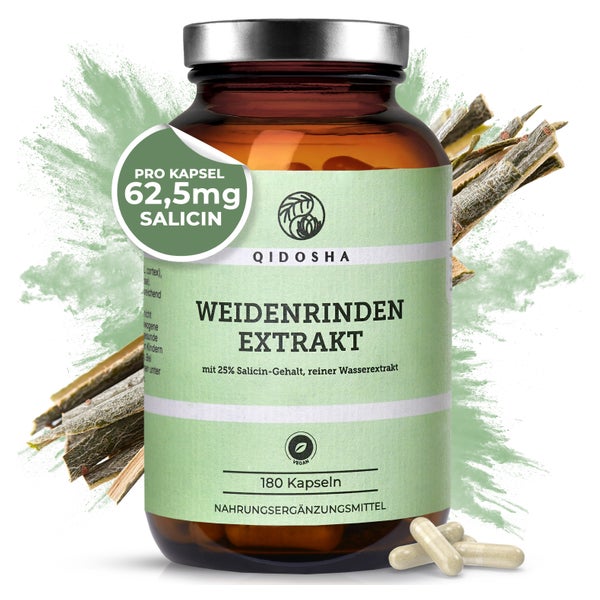 QIDOSHA Weidenrinden-Extrakt mit 25% Salicin 180 St