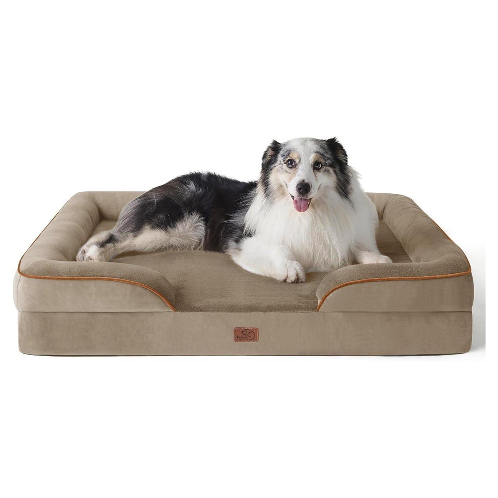 Hundebett orthopädisches L 106 x B 80 x H 17 cm Haselnussbra 1 St