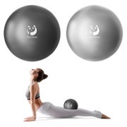 Gymnastikball 23-25cm Klein Pilates Yoga Balance Schwarz Sil 1 St