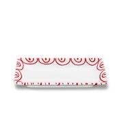 Gmundner Keramik Rotgeflammt, Snackschale (22x11cm)
