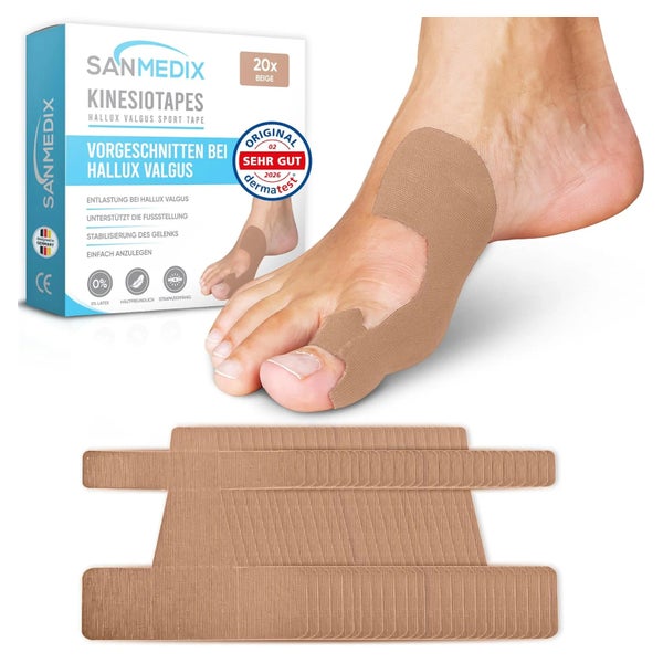 Sanmedix® Hallux Valgus Kinesiotape 20 St