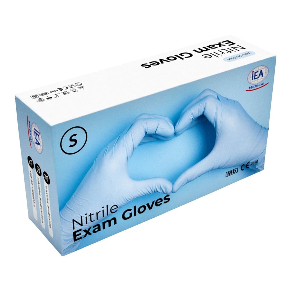 IEA Medical Nitrilhandschuhe - blau; S - 100er Box 100 St