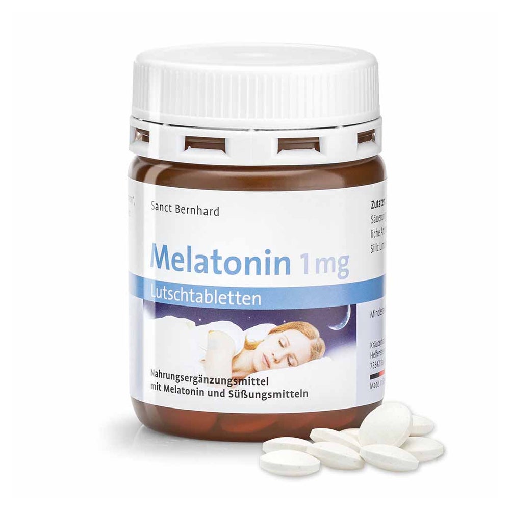 Sanct Bernhard Melatonin-1 mg-Lutschtabletten 120 St