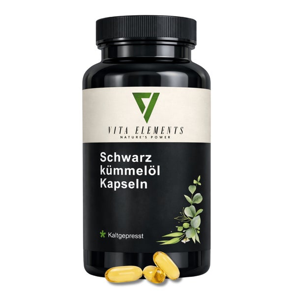 Vita Elements Schwarzkümmelöl Kapseln 400 St