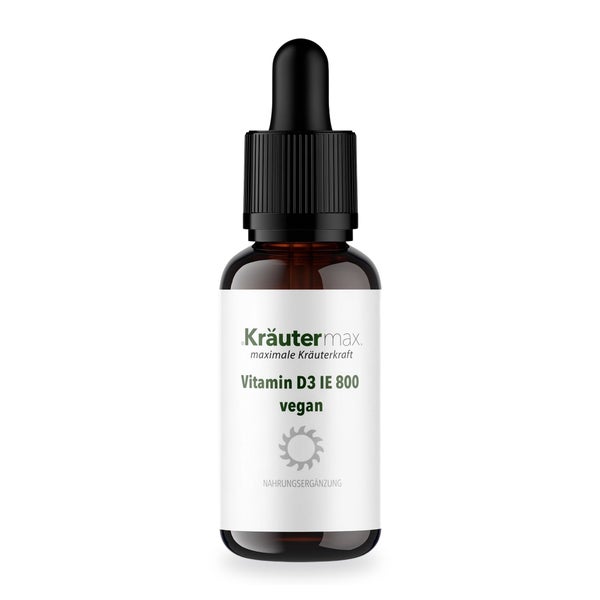 Kräutermax Vitamin D3 IE 800 Vegan Tropfen 15 ml