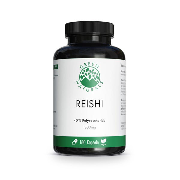 GREEN NATURALS Reishi 650 mg hochdosiert vegan 180 St