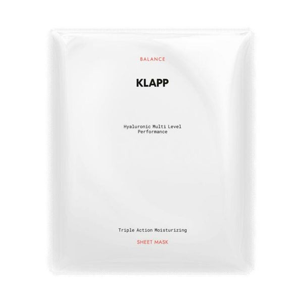 Klapp Hyaluronic Triple Action Moisture Sheet Mask 3 St