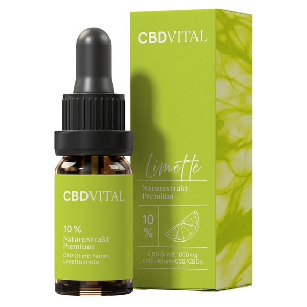 CBD VITAL Bio CBD Öl 10%, 10ml | Limited Edition mit Limette 10 ml