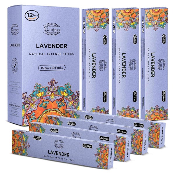 Räucherstäbchen 15g 12er Packung organisch Aromatherapie Lav 1 St