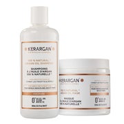 Kerargan - Disziplinierendes Duo Shampoo & Maske mit Arganöl 1000 ml