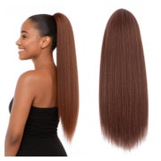 S-noilite Kordelzug Pferdeschwanz 60cm Kinky Yaki Gerade Haarverlängerung