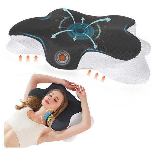 Nourideaux Ergonomisches Nackenkissen Kopfkissen Nackenschmerzen Schlafkissen Pillows 1 St