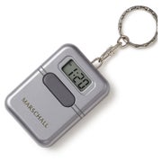 Produktabbildung: Schlüsselanhänger mit sprechender Uhr silber-metallic 1 St