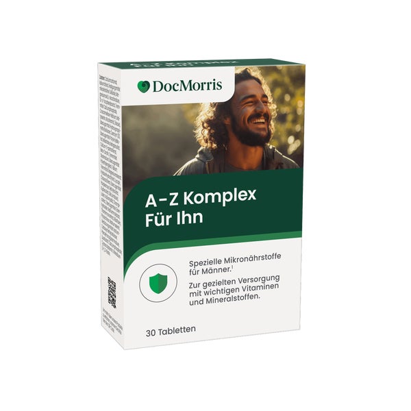 DocMorris A-Z Komplex Für Ihn - Mit Zink, Selen & Q10, 30 St