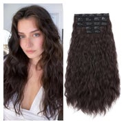 Clip in Extensions Lockig 60 cm Dunkelbraun 4A 50 cm Dunkelb 1 St