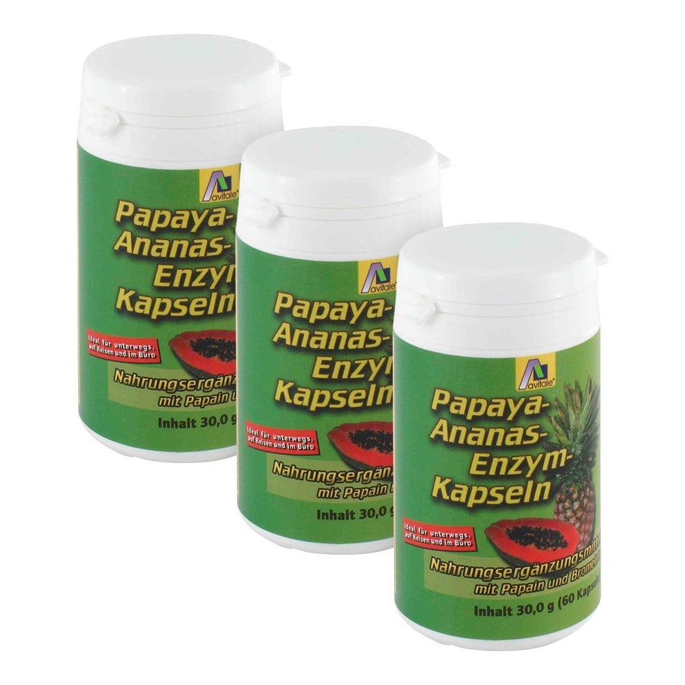 Avitale Papaya-Ananas Enzym 3X60 St