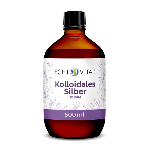 Echt Vital Kolloidales Silber 10 ppm - 500 ml