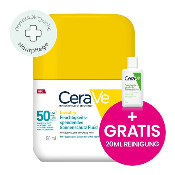 CeraVe Invisible Feuchtigs.  Sonnenschutz Fl. LSF 50 50 ml 50 ml