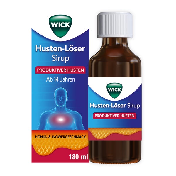 WICK Husten-Löser Sirup mit Guaifenesin 180 ml