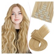Extensions Clip in Haarteile 45 cm #22H613 Hellbraun & Bleic 1 St