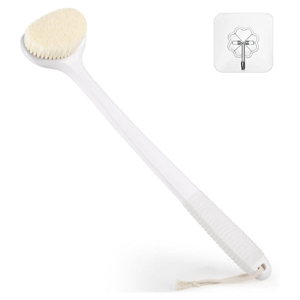 Rückenbürste 43 cm Anti-Rutsch-Griff Nass Trockenbürste 1 St