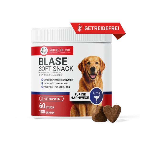 Nature Animal® Hundesnack Getreidefrei – Fokus auf Blase & Harnwege 180 g
