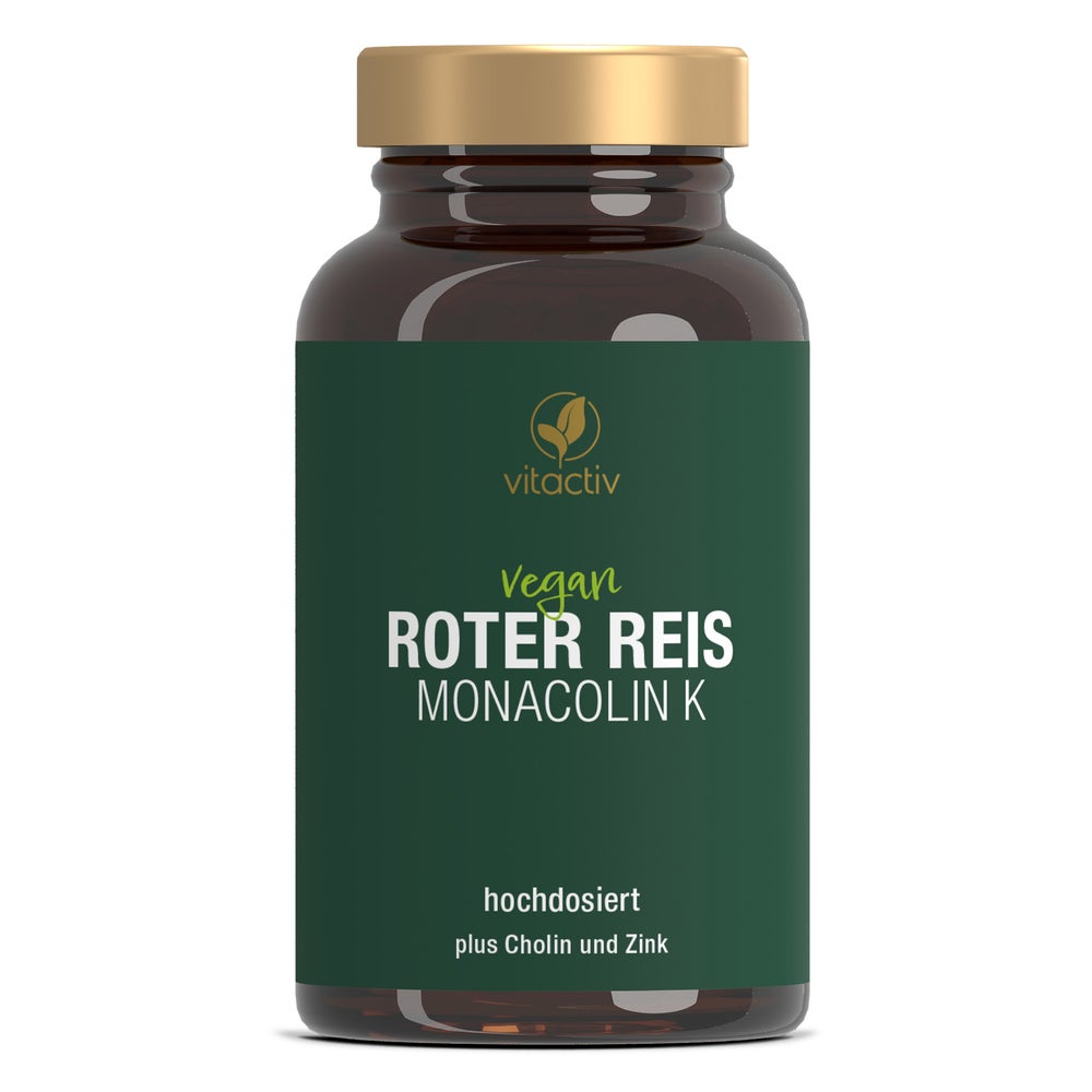 Vitactiv ROTER REIS (Monacolin K) + Cholin + Zink 60 St