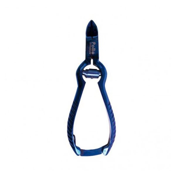 Eurostil Pedicura Corta-Uñas Cierre 14cm Azul Titanio 1un