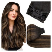 Tressen Echthaar Extensions 50cm-60G 2.22-Genie Tressen-#2 8 1 St