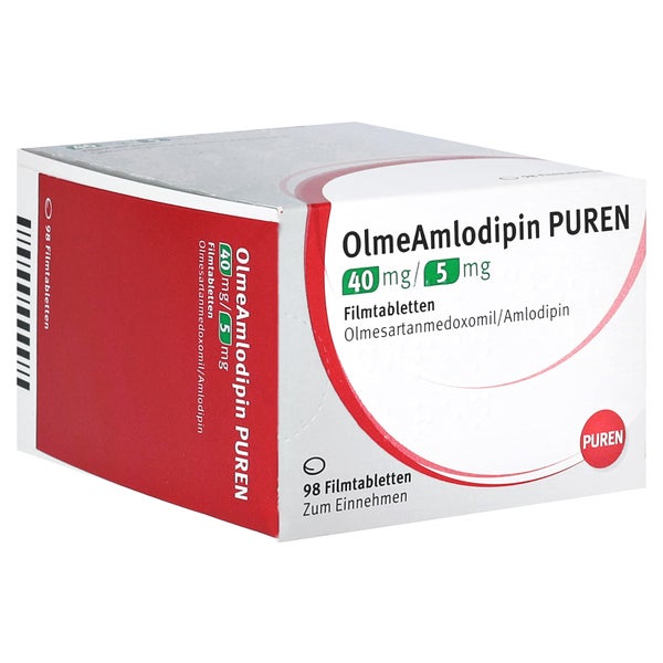 Olmeamlodipin Puren 40 mg/5 mg Filmtable 98 St