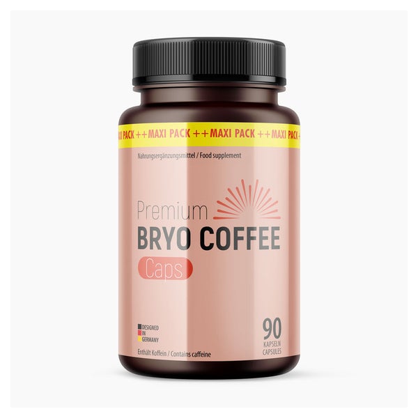 Premium Bryo Coffee Caps mit Grüntee & Guarana 90 St