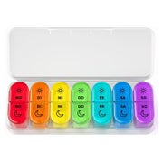 Tablettenbox 7 Tage Pillendose Morgens Abends BPA Frei 1 St