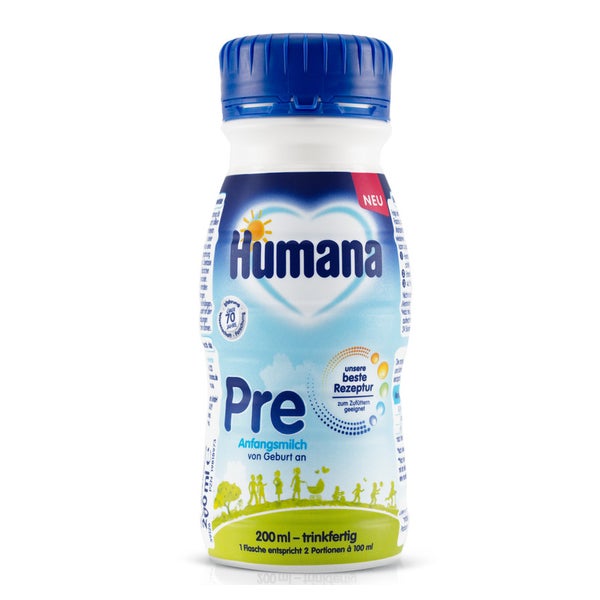 Humana Anfangsmilch PRE (200ml) trinkfertig 200 ml