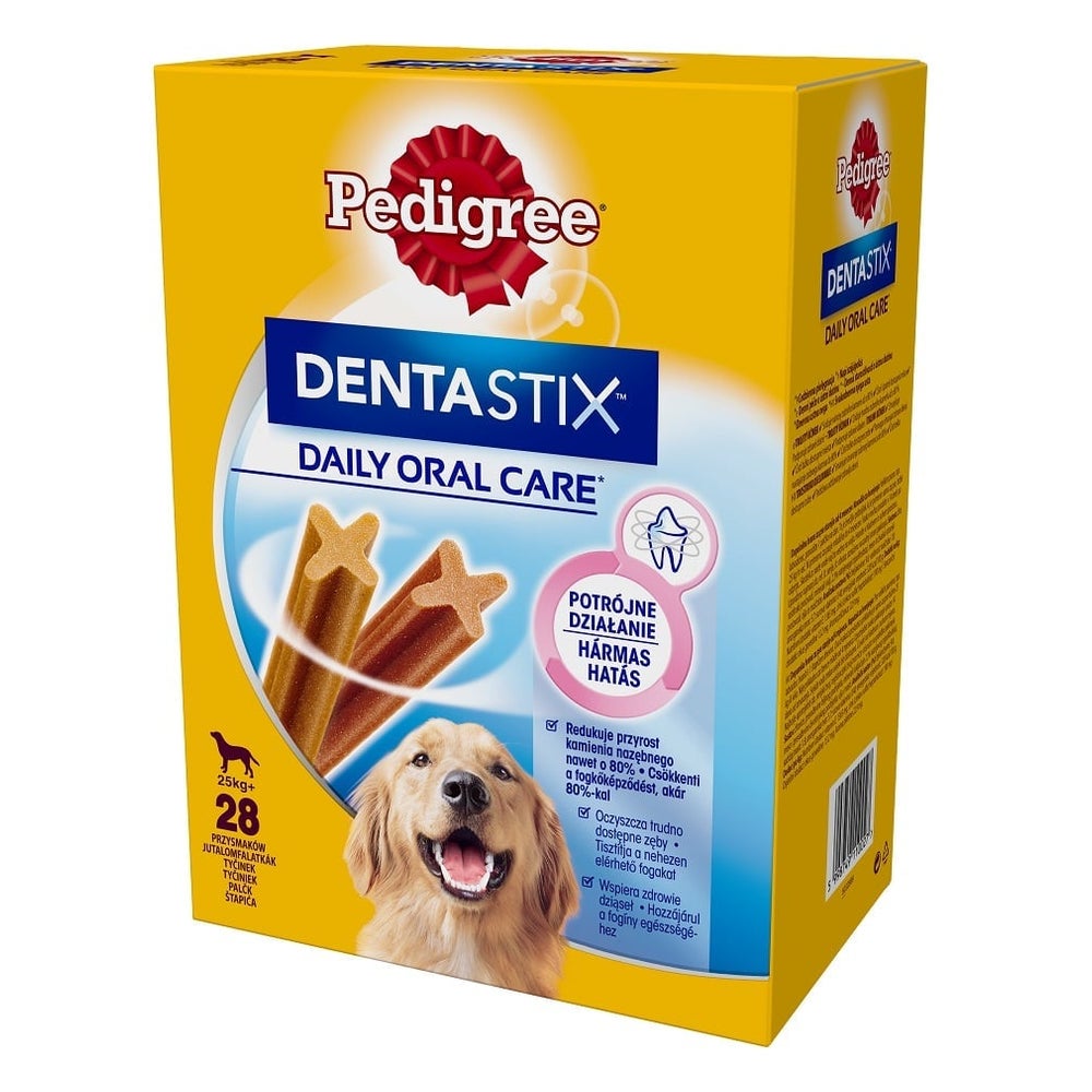 PEDIGREE DentaStix (große Rassen) Zahnsnack für Hunde 28 Stk. - 4x 270g 1,08 kg